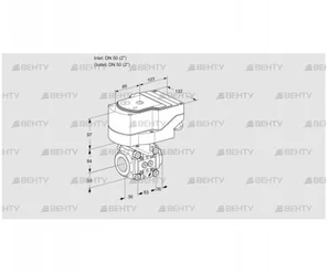 IFC3T50/50N05-32PPPP/40A2D (88303865) Регулирующий клапан с сервоприводом Kromschroder