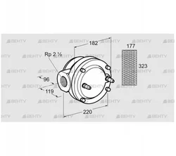 GFK 65R10-6 (81941090) Газовый фильтр Kromschroder