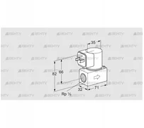 VG 15/10R01Q6 (85234040) Запорный газовый клапан Kromschroder