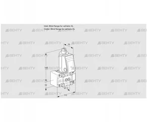 VAS1W0/NW (88027172) Газовый клапан Kromschroder