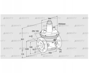 VAR 100F05-1Z (86054074) Стабилизатор давления Kromschroder