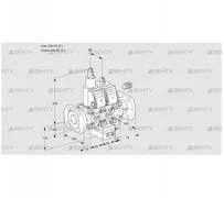 VCH3E50F/50F05LHEVWR/PPPP/PPPP (88107374) Клапан с регулятором расхода Kromschroder