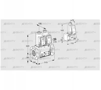 VCS780F05NNKGR3E/PPPP/PPZ- (88203314) Сдвоенный газовый клапан Kromschroder