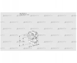 VRH2T25/40N05AA/PP/PP (88030160) Регулятор расхода Kromschroder