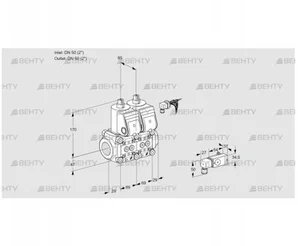 VCS2E50R/50R05NNWR/2--2/PPPP (88104562) Сдвоенный газовый клапан Kromschroder