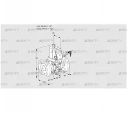 VAS240F/NKSR (88004872) Газовый клапан Kromschroder