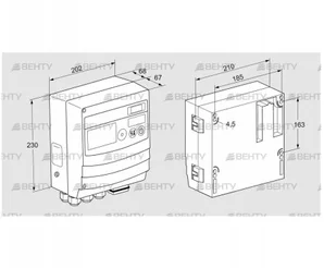 BCU465W8P6C0D0000K1E1-/LM400WF3O0E1- (88680103) Блок управления горением Kromschroder