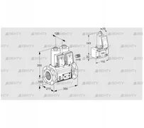 VCS8100F05NNWR3E/PPPP/PPB- (88207358) Сдвоенный газовый клапан Kromschroder