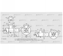 BIO 140KB-150/135-(66E)EZ (84199368) Газовая горелка Kromschroder