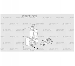 VAS1W0/W25R/NW (88017269) Газовый клапан Kromschroder