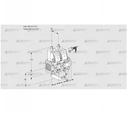 VCH1E15R/15R05FNHEVWR/PPPP/PPPP (88107443) Клапан с регулятором расхода Kromschroder