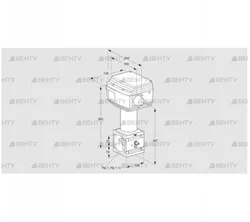 RV 3/HML05Q60E (86060691) Регулирующий клапан Kromschroder