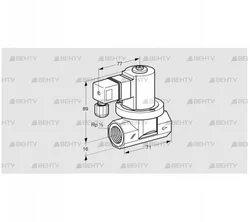 VGP 15R02Q6 (85294300) Запорный газовый клапан Kromschroder