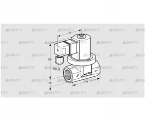 VGP 15R02Q6 (85294300) Запорный газовый клапан Kromschroder