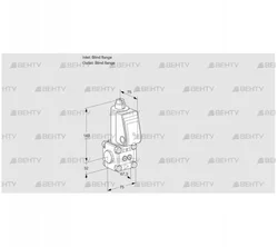 VAS1T-0N/NQ (88025450) Газовый клапан Kromschroder