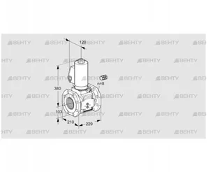 VAS8100F05NWSL3B/PP/PP (88204154) Газовый клапан Kromschroder