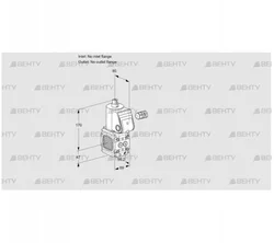 VAS2T-/NQ (88000067) Газовый клапан Kromschroder