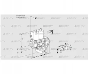 VCD1E25R/25R05ND-100VWL/PPPP/3--3 (88103858) Регулятор давления Kromschroder