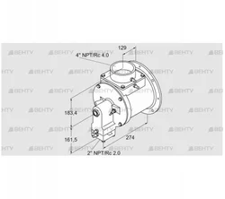 TJ28.0300-A1AMATND2E8WSY0 (85401141) Газовая горелка Kromschroder