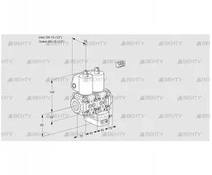 VCD1E15R/15R05ND-100WL/PPPP/PPPP (88106631) Регулятор давления Kromschroder