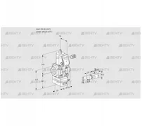 VAD120R/NW-100A (88006799) Газовый клапан с регулятором давления Kromschroder