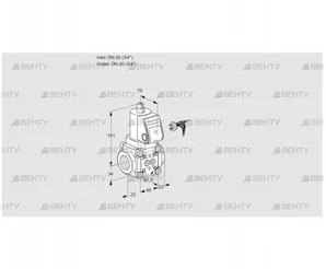 VAN120R/NW (88015474) Сбросной газовый клапан Kromschroder