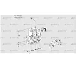 VCS2E50R/50R05NNWR/2--3/PPPP (88105030) Сдвоенный газовый клапан Kromschroder