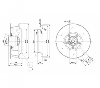 Центробежный вентилятор ebmpapst R4E310AR0601