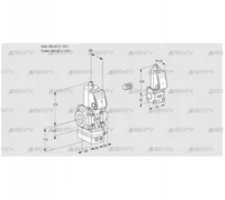 VAG2E40R/40R05GEWR/PP/BS (88107783) Газовый клапан с регулятором соотношения Kromschroder