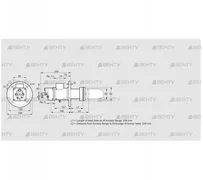 BIC 65RB-200/335-(37)E (84099323) Газовая горелка Kromschroder