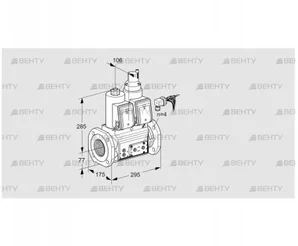 VCS665F05NLWRE/PPPP/PPPP (88202961) Сдвоенный газовый клапан Kromschroder