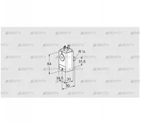 DG 500VC8D-5W (84448570) Датчик-реле давления газа Kromschroder