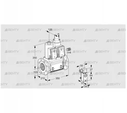 VCS8100F05NLWR3B/4-3-/3-PP (88205041) Сдвоенный газовый клапан Kromschroder