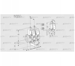 VCD1E25R/25R05ND-100WR3/PPPP/PPZS (88105117) Регулятор давления Kromschroder