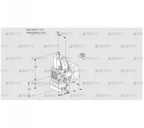 VAD2E40R/40F05FD-25VWR/PP/PP (88102182) Газовый клапан с регулятором давления Kromschroder