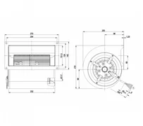Центробежный вентилятор ebmpapst D2D146AA2425
