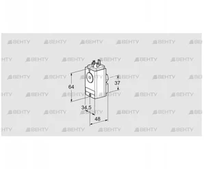 DG 17VC5-5W (84448010) Датчик-реле давления газа Kromschroder