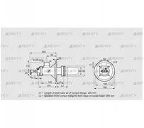 BICA 65HB-250/385-(34A)DR (84022448) Газовая горелка Kromschroder