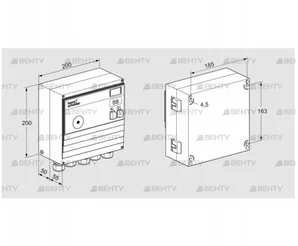 BCU465-5/1L5W3GBAC (88612192) Блок управления горением Kromschroder