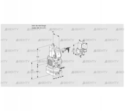 VAG1-/15R/NWBE (88005667) Газовый клапан с регулятором соотношения Kromschroder