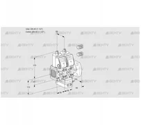 VCG2E40F/40F05FNGEWR3/PPPP/PPPP (88101250) Клапан с регулятором соотношения Kromschroder