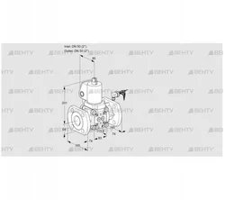 VAS350F/NWSL (88016102) Газовый клапан Kromschroder