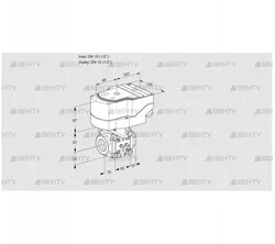 IFC115/15R05-20MMMM/20-30W3TR10 (88303251) Регулирующий клапан с сервоприводом Kromschroder