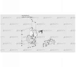 VAS350/-R/NW (88028449) Газовый клапан Kromschroder