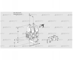 VCD1E20R/15R05FND-25WR/2-PP/PPPP (88107825) Регулятор давления Kromschroder