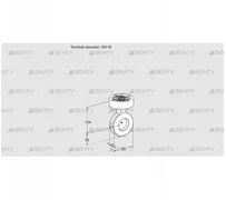 BVAF40Z05 (88300022) Дроссельная заслонка Kromschroder