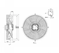 Осевой вентилятор ebmpapst S8E500AJ0301