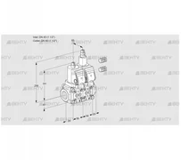 VCS2E40R/40R05NLWSR3/PPPP/PPPP (88106815) Сдвоенный газовый клапан Kromschroder