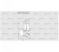 VAS1W0/W25R/NW (88018221) Газовый клапан Kromschroder