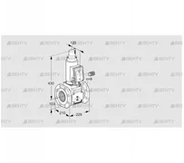 VAS8100F05LWSR3B/PP/MM (88204943) Газовый клапан Kromschroder